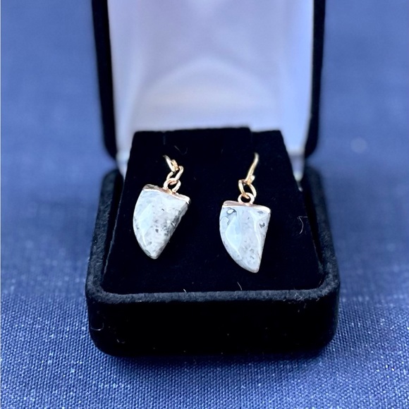 🌻NIB Howlight Gold Dipped Faceted Gemstone Fang Earrings🌻 - Picture 6 of 15